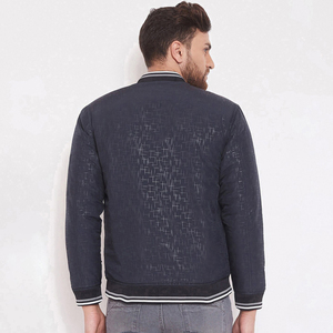 Custom Blank Embroidery Stand Collar College Varsity <b>Baseball</b> <b>Bomber</b> <b>Jacket</b> 100% Satin Unisex Front - Product Image 2