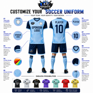 Uniformes de Fútbol Personalizados al por Mayor, Conjuntos Deportivos Transpirables, de Secado Rápido, Ecológicos y que Absorben la Humedad, Camiseta y Pantalones Cortos de Fútbol - Product Image 3