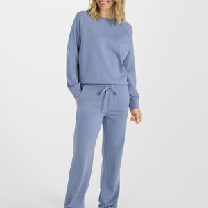 Sudadera para mujer al mejor precio con su logotipo, servicio OEM, manga larga, cuello redondo, sudadera premium para mujer con logotipo personalizado impreso - Product Image 1