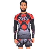 Ensemble MMA sur mesure Blaze Fight Wear, Rash Guard et short de haute qualité pour hommes, BJJ Fitness/Grappling, ensemble 2 pièces