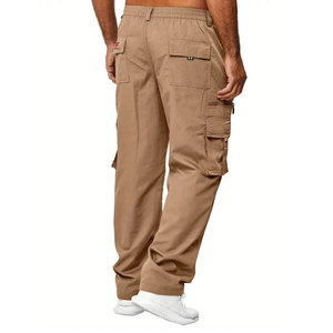 Pantalones Cargo y de Vestir para Hombre, Diseño Flexible y Cómodo, Construcción Robusta, Estilo Contemporáneo, Esenciales de Moda - Product Image 3