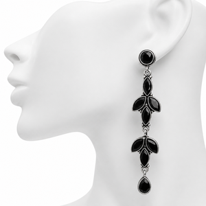 Bulk Manufacturer Oxidized <b>Silver</b> Multitone <b>Dangle</b> <b>Earrings</b> for Women | Wholesale Direct Factory Supplier Hot Selling - Product Image 3