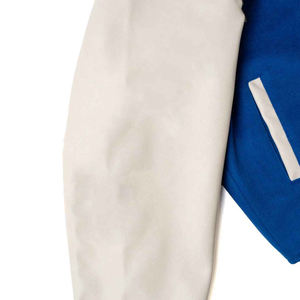 NOUVEAU Blouson universitaire sportif personnalisé bleu roi et blanc OEM/ODM, style Letterman, Baseball, Bomber, Unisexe, Streetwear, Logos personnalisés - Product Image 4