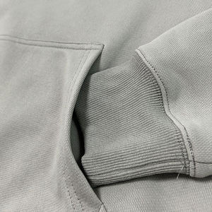 Conjunto de chándal de algodón 100% de felpa francesa para hombre, estilo urbano, con estampado en relieve y bordado, talla grande, de alta calidad. - Product Image 3