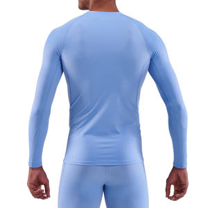 T-shirts de sport pour hommes, coupe ajustée, manches courtes, personnalisables avec logo imprimé numériquement, séchage rapide, respirants, vente en gros - Product Image 2