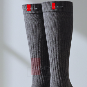 Men Knee High <b>Socks</b> Cotton <b>Long</b> <b>Socks</b> Custom Logo Breathable Stretch Over The Knee <b>Socks</b> - Product Image 5