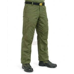 Pantalón Estilo Vintage de la Guerra Americana con Forma Cómoda, Tela Resistente y Costuras Impecables - Product Image 4