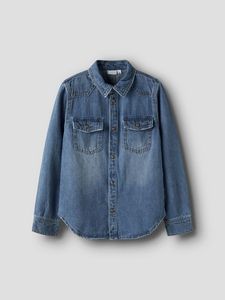Chemise en jean à manches longues pour garçons, coton respirant de haute qualité, style décontracté, vêtements pour garçons, logo personnalisé - Product Image 3