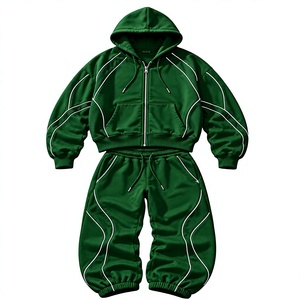 Wholesale OEM Mens <b>Tracksuit</b> <b>Retro</b> Streetwear <b>Tracksuit</b> Mens Custom Sportswear <b>Tracksuit</b> Low MOQ USA - Product Image 4