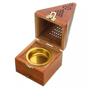 Quemador de Incienso de Bambú, Mubkhar Tradicional Árabe, Porta Incienso Hecho a Mano, Ecológico, Anti-Olores, Fragancia para el Hogar - Product Image 1