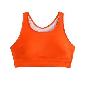 Soutien-gorge de sport dos en V Naked Beauty, long, sexy, respirant, en nylon léger, sans coutures, pour la gym, le yoga et le fitness - Product Image 2