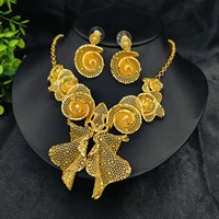 Ensemble de bijoux tendance de qualité supérieure, style filigrane, pour cadeau de mariage ou d'anniversaire