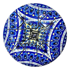 Tambour à langue en acier avec motif Hamsa émaillé, maillet en caoutchouc, instrument musical pour la méditation, le yoga et la relaxation, cadeau - Product Image 6