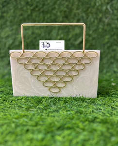 Fashion Designer Luxury Beaded Resin <b>Clutch</b> Bag Handle Acrylic Resin <b>Clutch</b> Bag <b>Wedding</b> Evening Box Bags From Falak World Export - Product Image 1