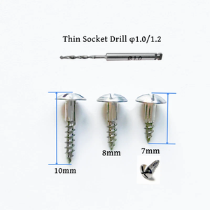 Juego de Herramientas Quirúrgicas de Precisión para Implantes Dentales: Guía de Tornillo de Membrana para Regeneración Ósea (GBR) y Destornillador - Product Image 2