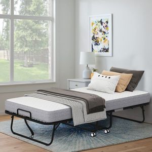 Letto Pieghevole per Ospiti con Materasso in Memory Foam da 5 Pollici - Letto Portatile per Adulti 75" X 38" Design Salvaspazio - Product Image 2