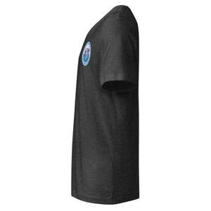Camiseta Casual de Manga Corta con Cuello en V y Logotipo, Unisex, Estilo Minimalista, de Algodón, Cómoda, Ropa Urbana - Product Image 2