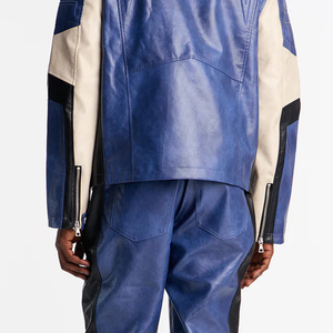 Nouveaux pantalons en cuir décontractés pour hommes, automne-hiver, haute qualité, vente en gros, mode, imperméables et écologiques, respirants - Product Image 4