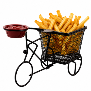 Panier de service en treillis métallique pour trempettes – Résistant aux hautes températures, alimentaire, compatible lave-vaisselle, support à snacks pour la restauration de rue - Product Image 5