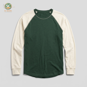 T-shirt raglan premium pour homme, en coton doux, manches souples et style moderne, idéal pour les activités sportives et le quotidien décontracté. - Product Image 6