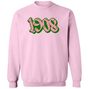 Sudadera Rosa 08 con Estampado Gráfico de Chicas Bonitas, Cuello Redondo, Manga Larga, Puños Acanalados, Informal, de Forro Polar para Mujer, Moda Urbana - Product Image 1