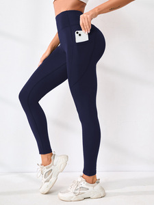 Wholesale Customized Factory Made Logo Printing Fleece Lined Yoga Leggings Best Design Womens <b>Warm</b> Gym <b>Tights</b> - Product Image 4