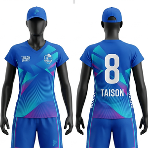 Maillot de badminton pour femmes, professionnel, polyester, élasthanne, extensible, respirant, bleu turquoise, design graphique, logo personnalisé par sublimation - Product Image 5