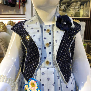 Đầm Em Bé Mới Nhất Với Ví Ưa Thích Chuỗi Áo Koti Cotton Frock Với Purse - Product Image 4