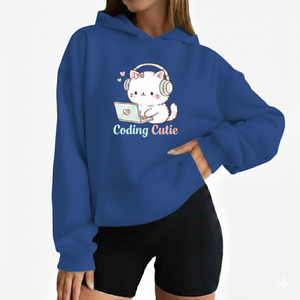 Vente en gros d'usine, sweat-shirt surdimensionné pour femmes, 100% coton, automne/hiver, tissu de qualité supérieure, impression personnalisée sur le devant, broderie - Product Image 1