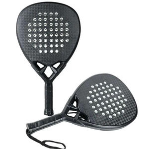 AIR BUZZ Full Carbon Fiber Padel Racket PR002 Professional Training Lightweight Handmade 45CM Face Size Dongguan Source Factory - Product Image 3