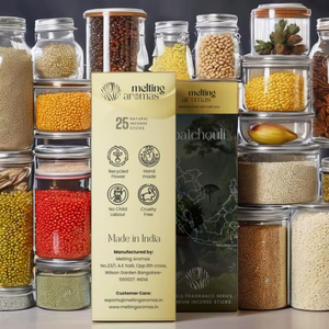 Bâtonnets d'encens PATCHOULI - Bois de bambou - Usage religieux - Biologique et écologique - Product Image 1