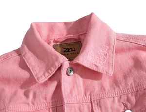 บริการ OEM เสื้อแจ็คเก็ตยีนส์สำหรับผู้ชาย พร้อมโลโก้แบบกำหนดเองทันสมัย ดีไซน์ยอดเยี่ยม คุณภาพสูง ผ้าฝ้าย 100% เสื้อแจ็คเก็ตยีนส์ลำลอง - Product Image 3