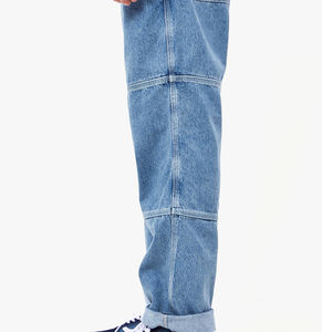 Nouvelle Collection 2026 : Pantalon Salopette en Jean Formel pour Homme, Taille Mi-Haute, Style Urbain, Respirant, Service OEM Personnalisé – Vente en Gros - Product Image 4