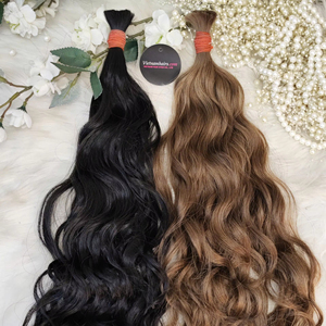 Extensiones de Cabello Humano Virgen Vietnamita 100% de Alta Calidad, Súper Dobles, Lisas, con Cutícula Completa, Onduladas y Rizadas, Más Vendidas - Product Image 1