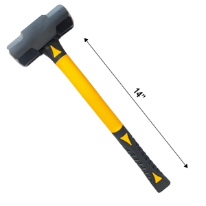 Martillo de pico octogonal de acero Huilian de 10 lb, herramienta de bricolaje de alta resistencia para desgarrar y desmenuzar, mango de goma para eliminación de paredes y trabajos en piedra, OEM - Product Image 4