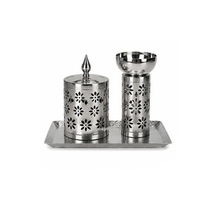 Juego de Incensario de Cobre con Bandeja, Hecho a Mano, Estilo Indio, para Uso Religioso, para Todas las Estaciones - Product Image 6