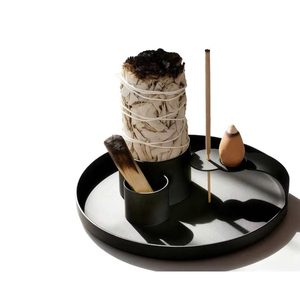 Palo Santo <b>Incense</b> <b>Holder</b> with Metal Torch USB Plug Anti-Odour - Product Image 2