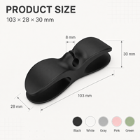 Organisateur de câbles auto-adhésif en silicone pour appareils électroménagers, enrouleur de câbles de cuisine, support de câbles pour appareils domestiques