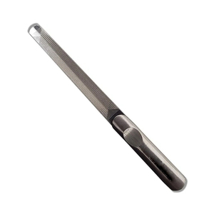 Lime à ongles professionnelle de haute qualité en acier inoxydable, droite, double face, réutilisable - Product Image 2