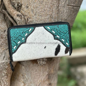 คลัทช์หนังขนเฟอร์เครื่องมือสีสำหรับผู้หญิงใหม่สไตล์ตะวันตกกระเป๋าเงินหนังเครื่องมือขายดีกระเป๋าสตางค์ที่ไม่ซ้ำใคร - Product Image 3