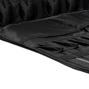 Sac à dos portable de grande capacité pour barbier et cosmétiques, rangement extérieur pour coiffeur avec 2 plateaux, trousse de maquillage en nylon - Product Image 2