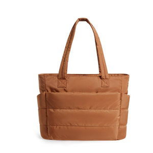 Sac matelassé écologique confortable et léger, design rembourré doux, grand espace de rangement, sac de transport quotidien réutilisable - Product Image 1