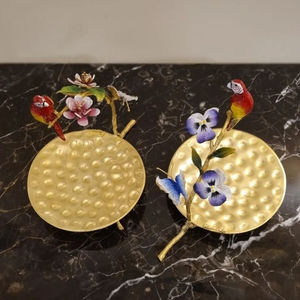 Bol de luxe pour servir les aliments, centre de table design unique en métal de haute qualité, vaisselle de cuisine au prix le plus bas - Product Image 2