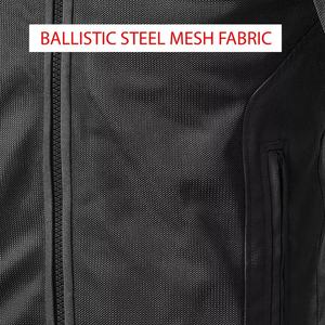 Veste d'été de moto pour hommes avec fermeture éclair de ventilation Armure approuvée CE et doublure imperméable détachable - Product Image 3