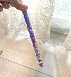 Varita Mágica de 16 cm con Purpurina en Espiral para Niñas - Product Image 2