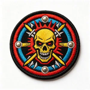Écussons brodés en chenille de haute qualité, couleurs personnalisées, badges thermocollants pour chapeaux, vestes, vêtements, sacs et sacs à dos - Product Image 3