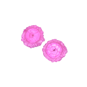 Pierre précieuse naturelle rose Druzy solaire 25,6 carats 17x17mm de forme fantaisie, non montée - Product Image 3