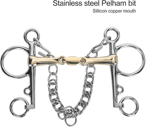 Wholesale Customizable Size Comfortable Stainless Steel Horse Mouth Ring and <b>Gag</b> Snaffle <b>Bits</b> Customized Brand - Product Image 6