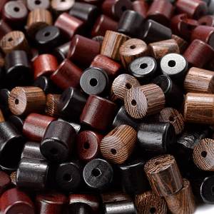 Decorative <b>Wooden</b> Beads for Boho Home Decor Garland Designs and Handmade Wall Accessories <b>Barrel</b> Beads - Product Image 1