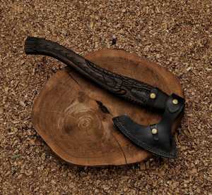 Professional Premium High Quality Hand Forged Viking Hatchet High Carbon Steel Wooden <b>Handle</b> THEWIZ CRAFTS Kitchen Use 3-Year - Product Image 4